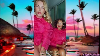 Preview 2 of Room Fuck Girls - SugarNadya and her friend NataliGreen talk about going to the club on vacation