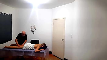Preview 2 of She Male Surprise - She went to get a massage but was surprised by the therapist who ejaculated in her