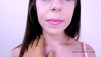 Preview 3 of Massage Sex Letina - Brunette Amateur tricked into Porn at casting call