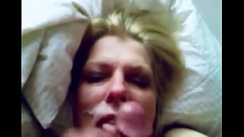 Preview 3 of Aletta Occean Mastubartion - Danish blonde Tina getting her face covered with cum