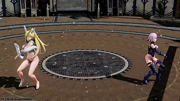 Preview 3 of Rocco Reed Hot Mom - 【MMD R18】B o n Appetit Artoria Mash by RandomMMD