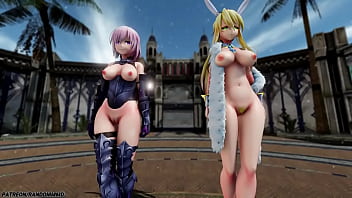 Preview 1 of Rocco Reed Hot Mom - 【MMD R18】B o n Appetit Artoria Mash by RandomMMD