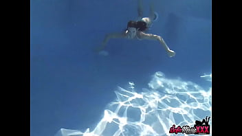 Preview 1 of Wife Caught In Car - MILF Goddess Sofie Marie Creampied In Outdoor Pool Sex