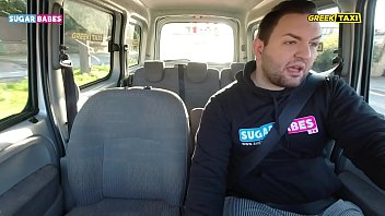 Preview 1 of Masaj Koria - SUGARBABESTV: Greek Taxi - Lesbian Fuck In Taxi