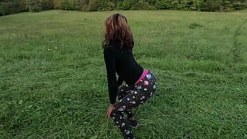 Preview 2 of Mia Sxe Com - Nikolinka dance in the woods