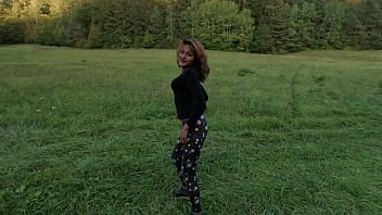 Preview 4 of Mia Sxe Com - Nikolinka dance in the woods