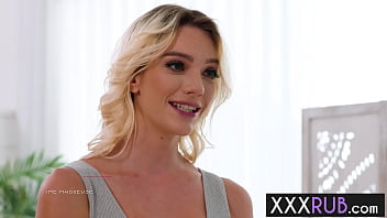 Preview 1 of Brazzers Motherfucker - Cheeks up for hot lesbian sex and deep finger fucking by lesbian masseuse Kenna James