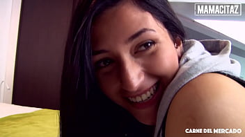 Preview 2 of Aanthea - FREE FULL VIDEO - Brunette Colombiana Lola Puentes Receives Nasty Facial After Deep Fuck With Big Dick - CARNE DEL MERCADO