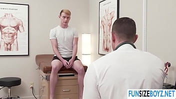 Preview 1 of Dani Deniels Pregnant - Handsome gay barebacked by his doctor