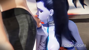 Preview 1 of Xtra Teen Ass Eating - Widow Tracer Beach Threesome