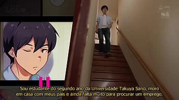 Preview 1 of Makes Her Smell Feet2 - Minha irm&atilde_ mais velha &eacute_ uma jovem m&atilde_e que me amamenta todo dia (legendado) Koyoi Konan