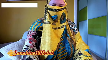 Preview 2 of In Bss - Turkish Arab wife in hijab with big boobs muslim cams recording October 26st