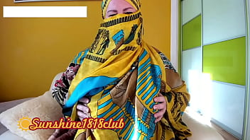 Preview 3 of In Bss - Turkish Arab wife in hijab with big boobs muslim cams recording October 26st