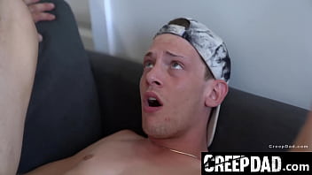 Preview 4 of Y Pourn - Stepdad Markus Kage Has a Stern Talk with Is Stepson Edward Terrant - Creepdad