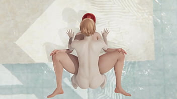 Preview 4 of Donki Aorta - Anime girl with a big ass getting fucked in a bathhouse l 3D hentai uncensored porn parody