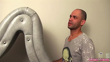 Preview 1 of Love Ber - Horny Tranny Bruna Castro Gets Both of Holes Filled at Once