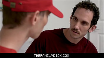 Preview 1 of Brother And Sister Xxxnight - Twink Stepson Justin Stone Sex With Stepdad After Baseball Practice