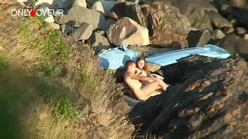 Preview 2 of Indian Tamil Actress Asin Asin - Beach Voyeur. They were thinking it is a secluded place for a quick fuck