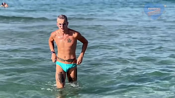 Preview 1 of Amerika Sex 18 Years - A stranger fucks a twink with his big dick in a sea cabin and cums in his mouth