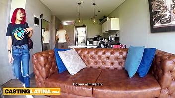 Preview 1 of Xnxxx Blackberry - Fake casting of petite latina model who fucked the big dick producer