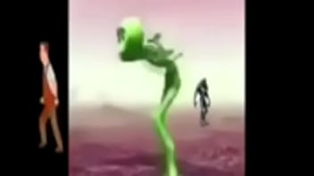 Preview 4 of Jor Kre Mom - Alien alucinado de tes&atilde_o fodendo o cu de toda uma na&ccedil_&atilde_o ao som de &aacute_rabe