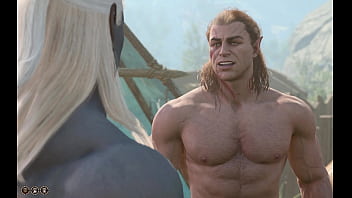Preview 4 of Rina Mulayani Hot - Baldur&#039_s Gate 3 Naked Playthrough: Halsin Romance Gay Sex Scene (no mods)