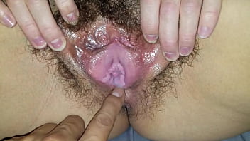 Preview 3 of Star Cums - My Nerdie Opens Her Hairy Pussy While I&#039_m Touching POV