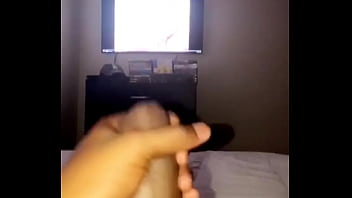 Preview 3 of Hentai Execution - Big black dick Anthony getting warmed up for fun with his freaky home girl