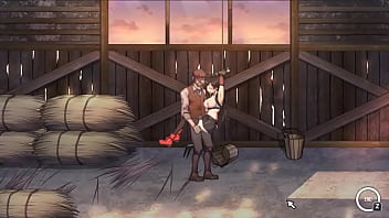 Preview 2 of 18 Sal New Xxx Videos - Cute lady has sex with men in a village in Dark side fantasy hentai erotic game