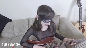 Preview 2 of Fresh Jungle - Preview: Cute emo guitar lesson hard anal and eats cum