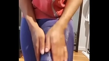 Preview 4 of Eva Kartha - Spandex massive cock cumshot