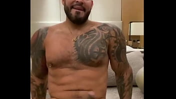 Preview 4 of Breast Fucky - Viktor rom in missionary strocking my big cock and asshole