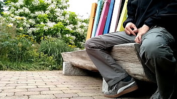 Preview 1 of Indina Video Hd Full Sax Xxx - MILF makes me cum on a park bench at the risk of being seen