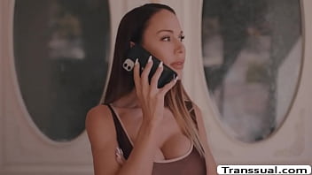 Preview 1 of Nipple Japans - Mckenzie enjoys sucking TS Caseys shecock