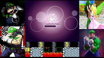 Preview 1 of Suzi D Lesbian - Luigi mistakes AmandaFox for Princess Peach ,  saving her from Bowser&#039_s castle (with sound)