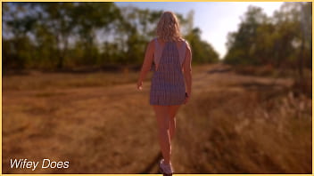 Preview 1 of Lindau De Moll - Wife gets undressed in public exhibitionist
