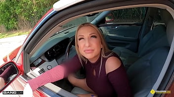 Preview 2 of Vintage Prameela Mallu - Roadside - Beautiful Quinn Waters Pays For Towing And Car Repairs With Her Juicy Pussy