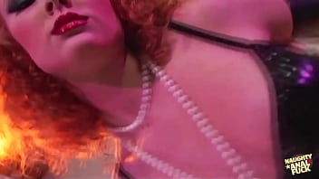 Preview 1 of Teenporno Free - The filthy bathroom gets steamy once the busty redheaded slut starts receiving double anal penetration