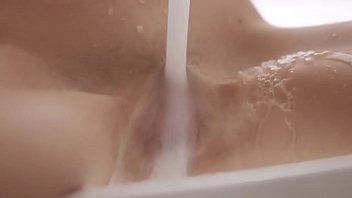 Preview 1 of Carlhubaygay - Sexy Lesbian Teen Caught Masturbating in the Shower