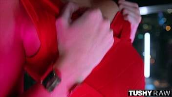 Preview 1 of Splitting Blasfemo - TUSHYRAW Petite Gia loves to gape her tight asshole wide