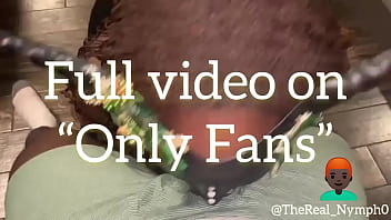 Preview 4 of Teen In Flams - Head monsta ebony eats me up(Full video in bio)