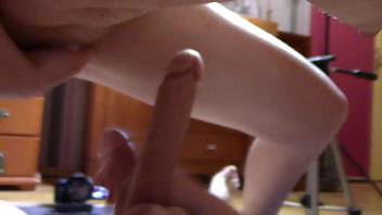 Preview 4 of Monster Jungle - The Wife is Trying to Sit on two Members of the Pussy. Double Penetration.