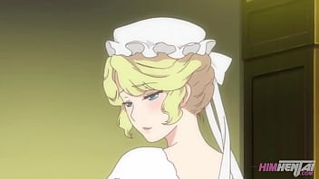 Preview 3 of Black Buty Mouth Sex - Anime Hentai - My busty maid gives me a blowjob with her tits