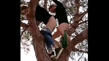 Preview 1 of Granny Glasses Slut Gangbang - Sex on the tree
