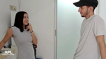 Preview 2 of Brazzers Dad San - Llamo a mi vecino,  porque se que tiene su verga grande y me la quiero comer
