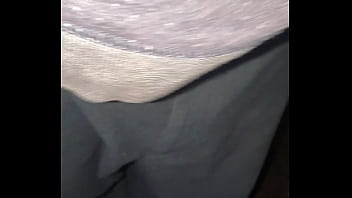 Preview 1 of Big Titted Ffm Fuck - Pissing in the woods at night