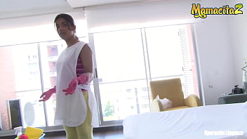 Preview 1 of Olga Barz Cuckold - MAMACITAZ - (Camila Marin &amp_ Charles Gomez) Super Hot Latina Maid Twerk On Her Boss&#039_s Cock Like A Pro