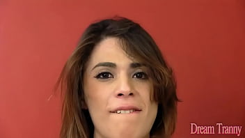 Preview 4 of Vvvsexy - Transsexual Cutie Jaqueline Dark Takes a Hard Cock up The Ass