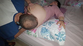 Preview 1 of Charmila Sex Videos - I fuck my horny stepmom and cum inside her hairy pussy. Big pussy close up.