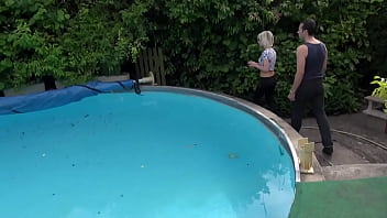 Preview 1 of Linda Mala - Pretty blonde slut blows in the jacuzzi before getting banged and facilalized
